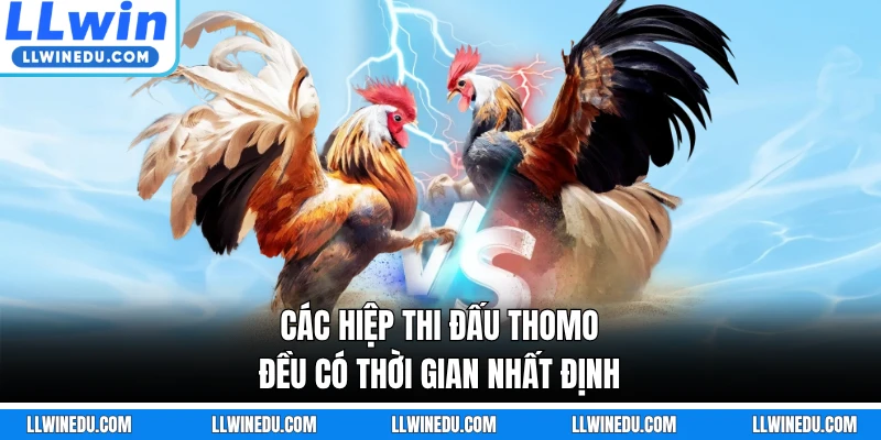 Các hiệp thi đấu Thomo đều có thời gian nhất định